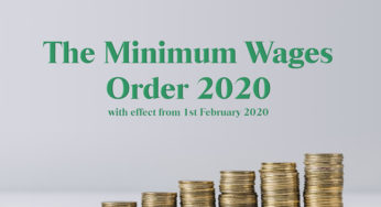 Revision to Minimum Wages with effect from 1st February 2020